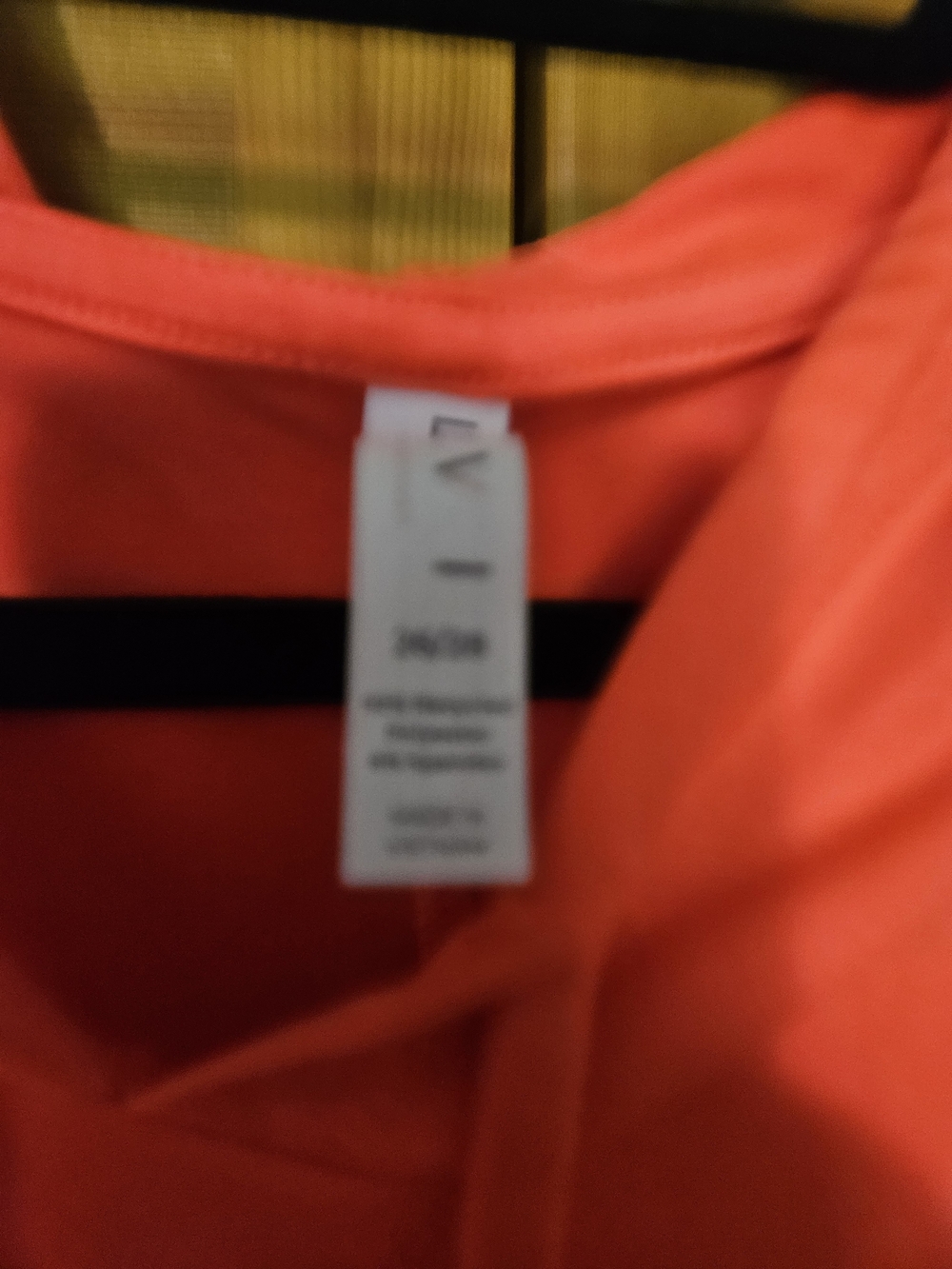 Livi Active Bright Orange Lightweight Tunic With Hood - Picture 2 of 3